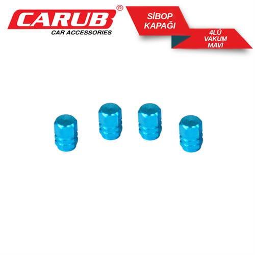 Carub Sibop Kapağı 4 Lü Mavi Vakum