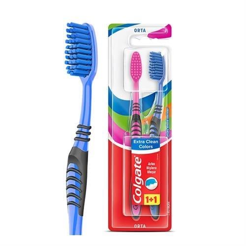 Colgate Diş Fırçası Extra Clean Colors 2 li