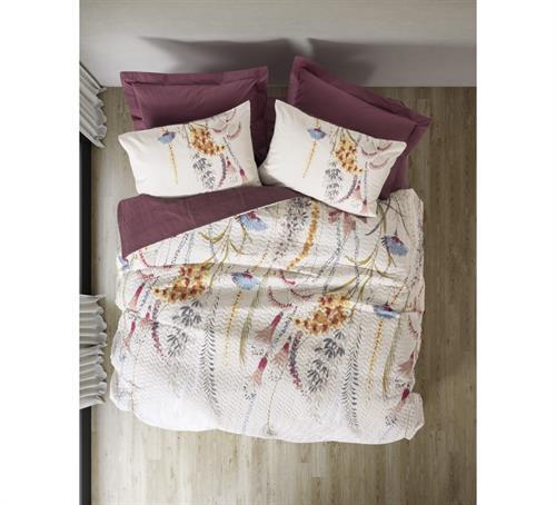 Cotton Box Tek Kişilik Complete Set Flos Bordo