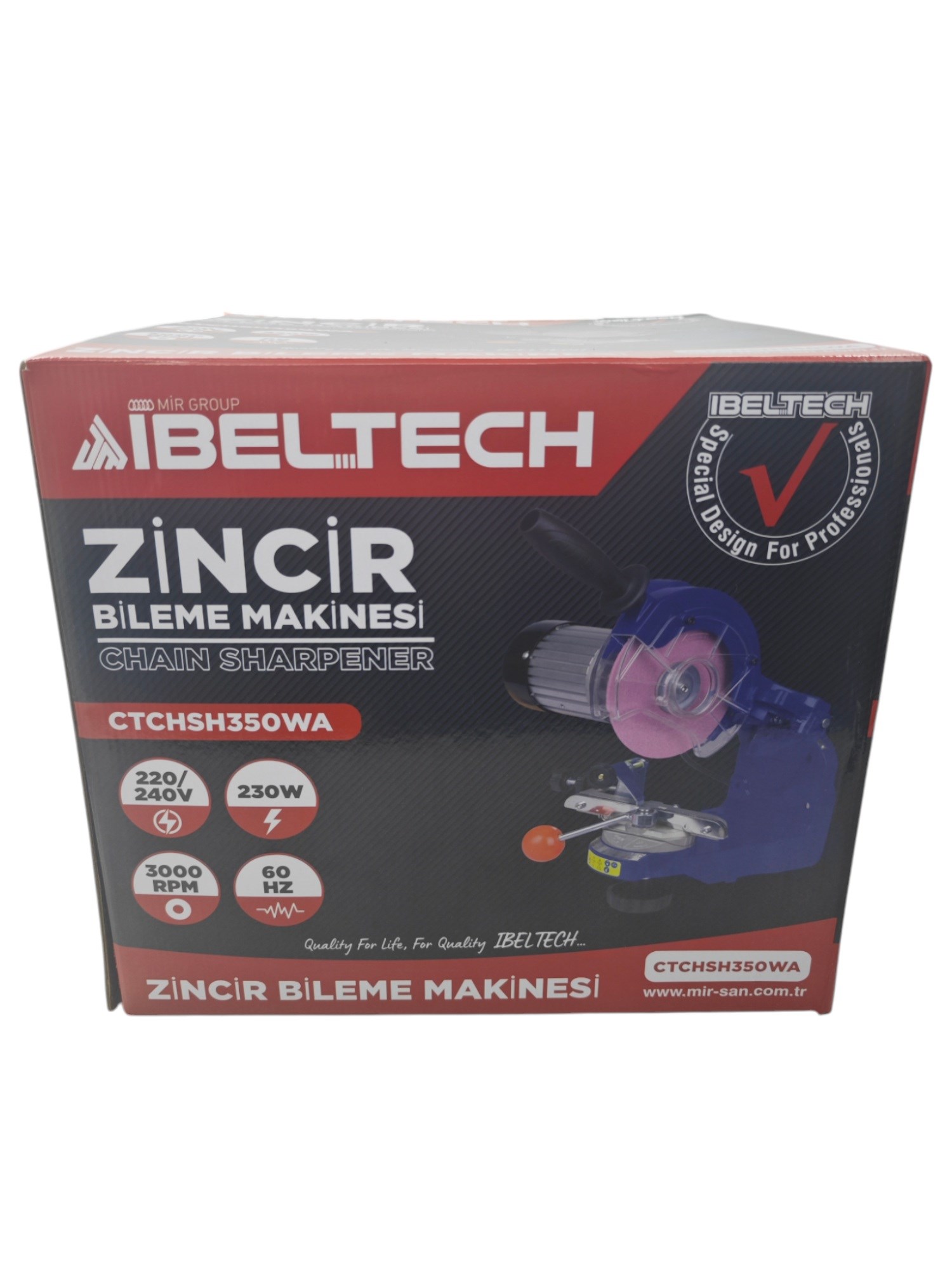 CTCHSH350WA   İbeltech Elektrikli Zincir Bileme Makinesi 230W
