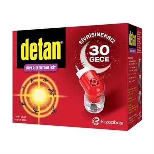 Detan 30 Gece Elektrolikit Cihaz+Yedek