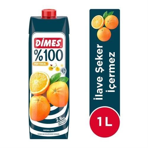 Dimes %100 Portakal Suyu 1 Lt