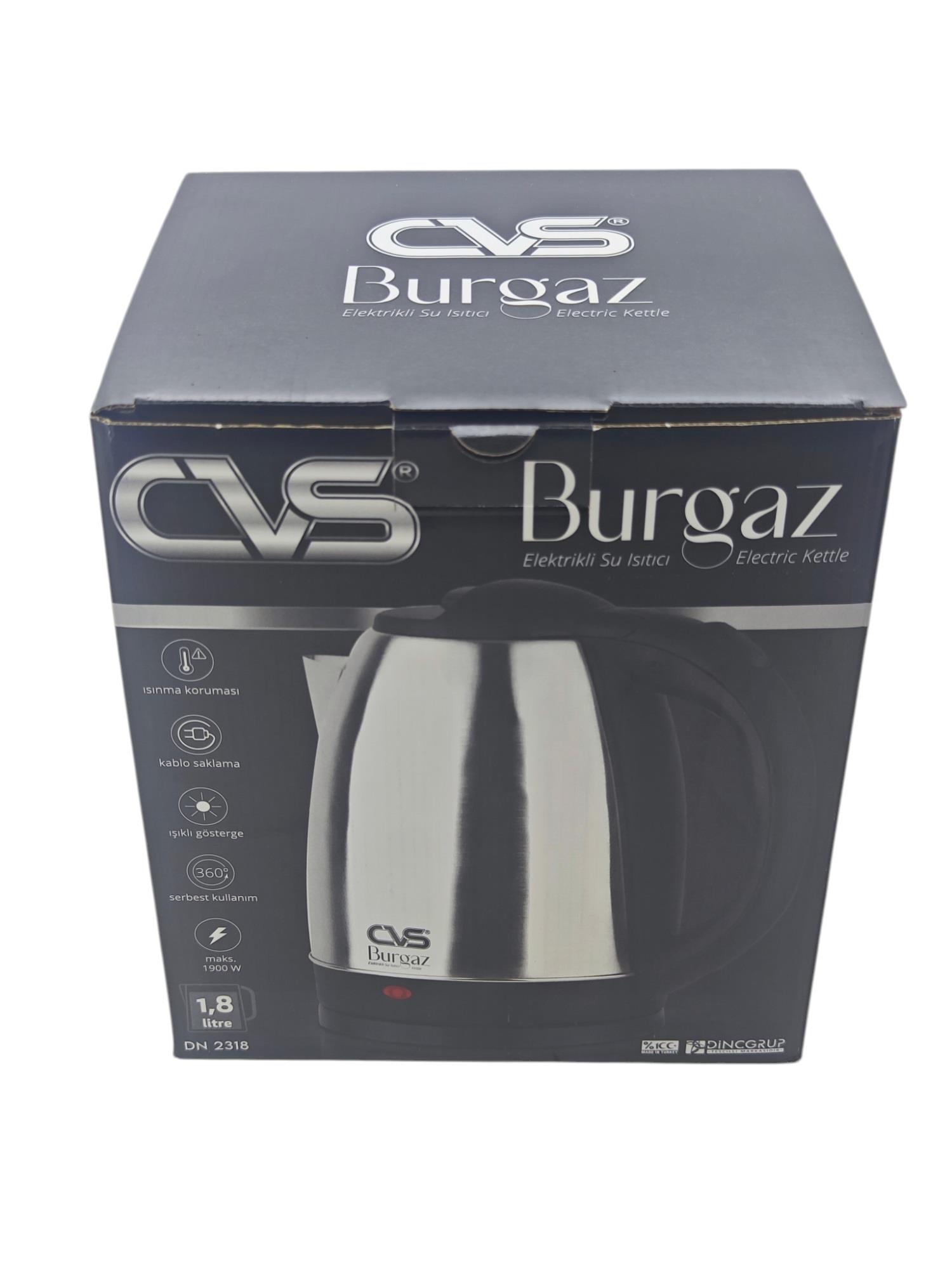 DN 2318   CVS Burgaz Elektrikli Su Isıtıcı - Ketil
