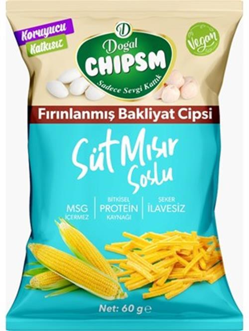 Doğal Chipsm Süt Mısır Soslu 60 Gr