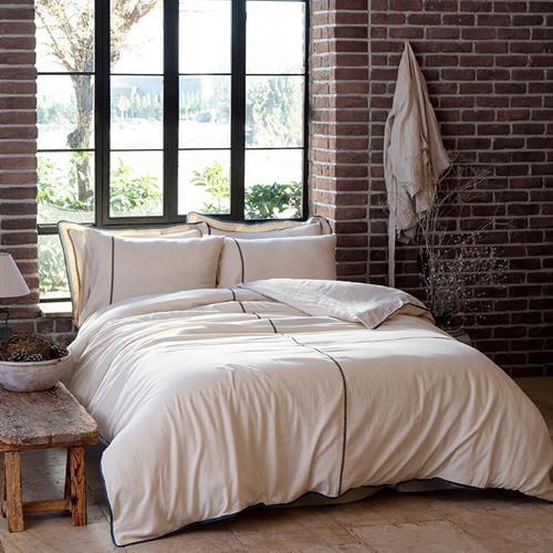 Ecocotton Nevresim Takımı Çift Kişilik Farya Nakışlı