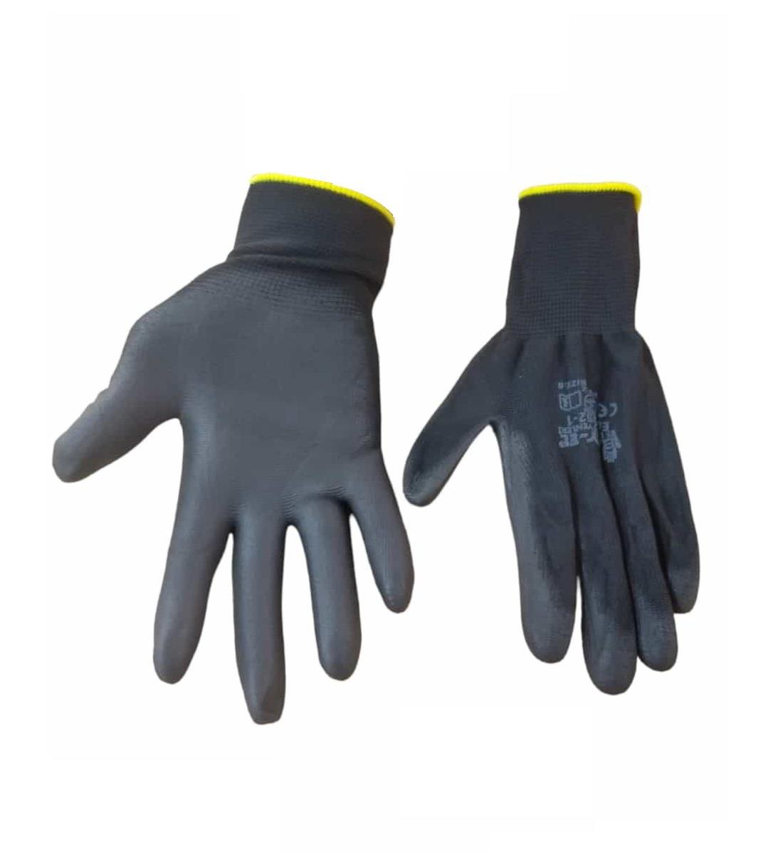 Bay-El Pu Eldiven Extra 1/2 8'' - Siyah/Siyah