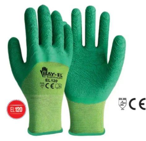 Bay-El Pütürlü Eldiven 3/4 9'' (Yeşil/Yeşil)
