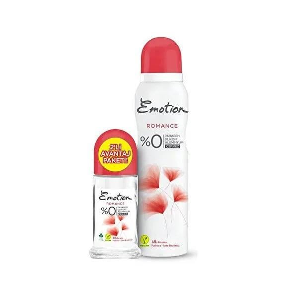 Emotıon 150 Ml Deo+ 50 Ml Rollon Romance Avantaj Pkt - 2 Li 