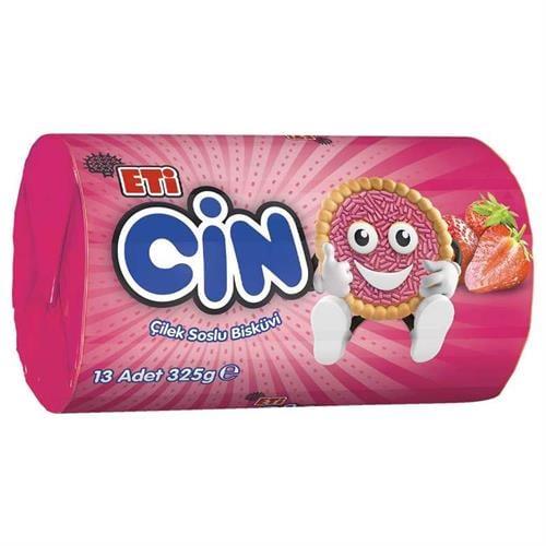 Eti Cin Çilek Soslu Bisküvi 325g
