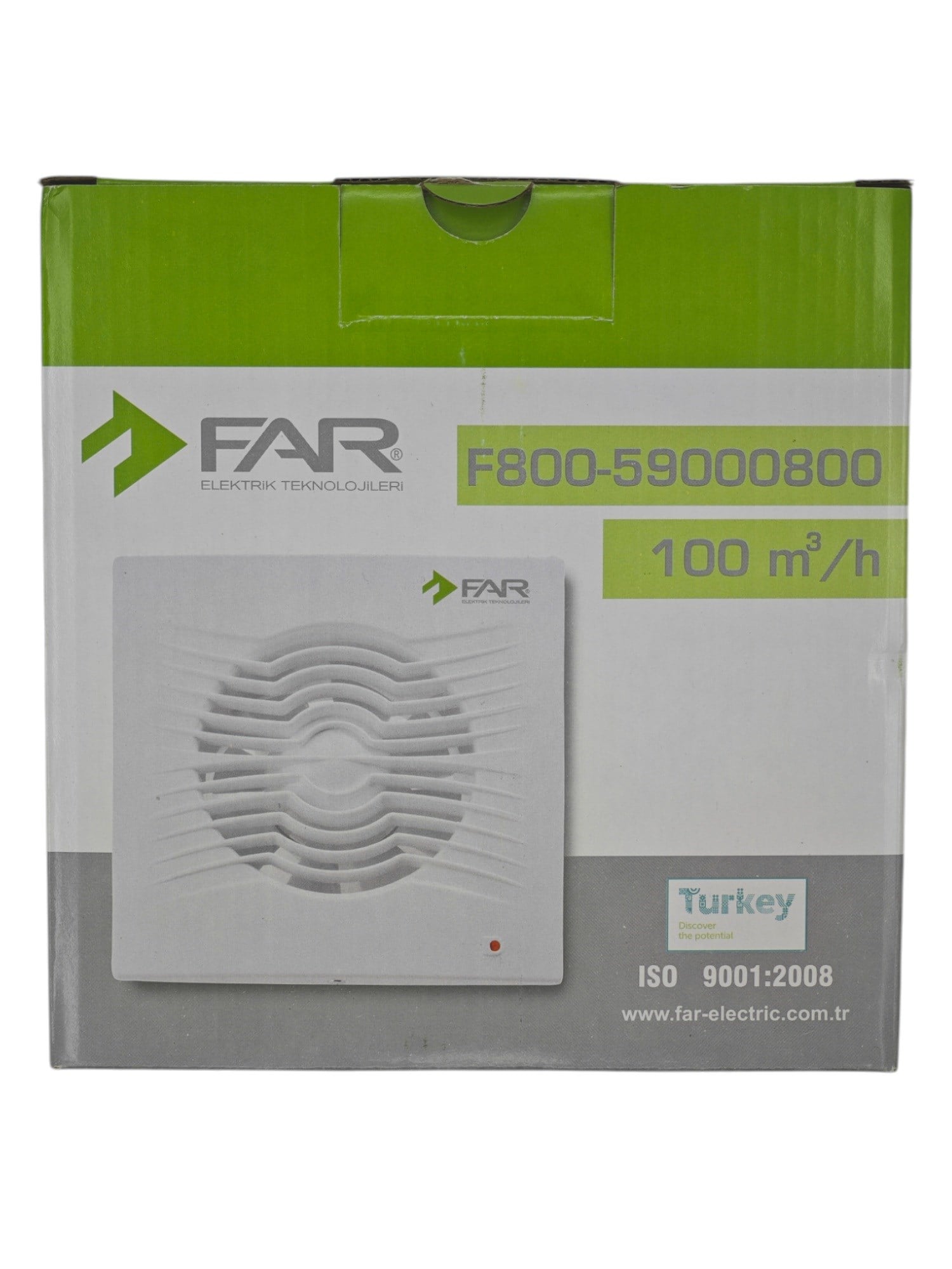 F800   Far Dekoratif Banyo Boro Mutfak Aspiratörü 12W