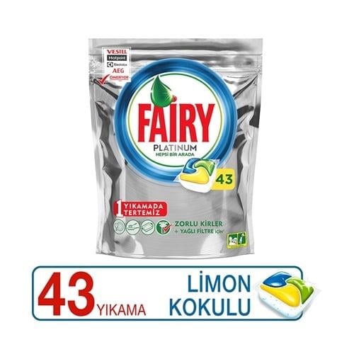 Fairy Bulaşık Makinesi Kapsülü Platinum 43lü