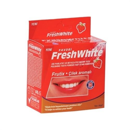 Fresh White Diş Beyazlatıcı Çilek 50 Gr.