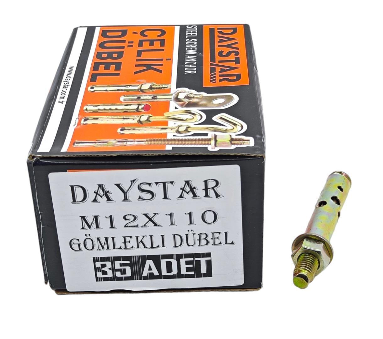 Daystar Gömlekli Çelik Dübel M12*110Mm