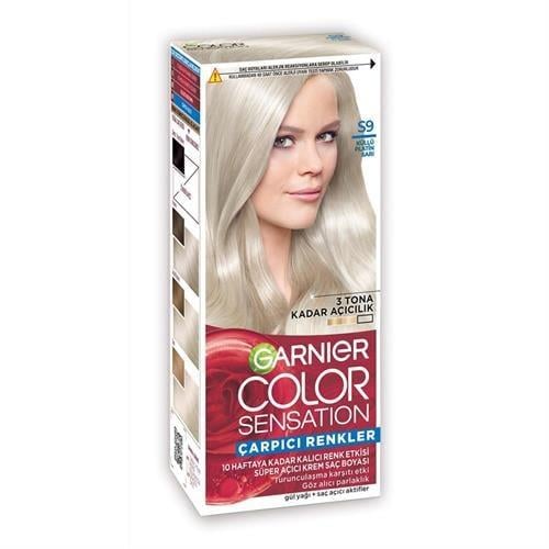 Garnier Çarpıcı Renkler Ekstra Yoğun Boya Küllü Altın Sarı No: S9