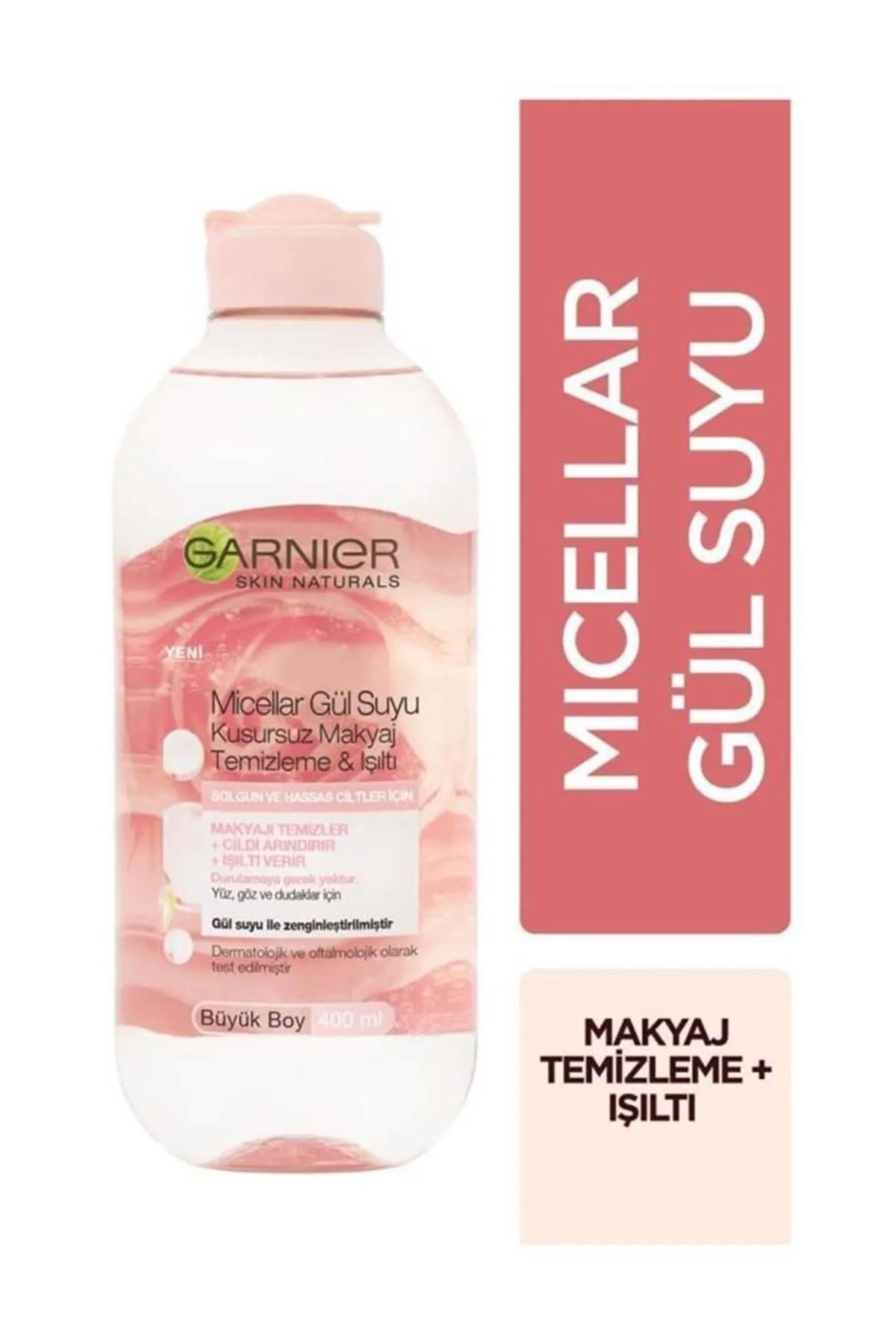 Garnier Micellar Gül Suyu Kusursuz Makyaj Temizleme & Işıltı - 400 ml
