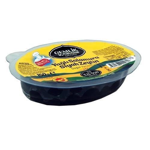 Gemlik Karası Siyah Zeytin  130 Gr. Vak.Xs 321-350