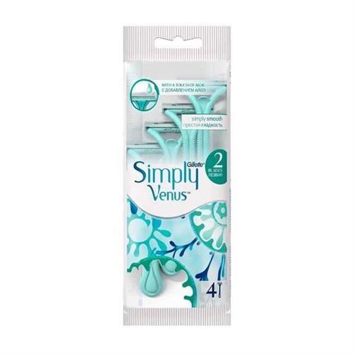 Gillette Simply Venus 2 Kullan At Kadın Tıraş Bıçağı 4lü