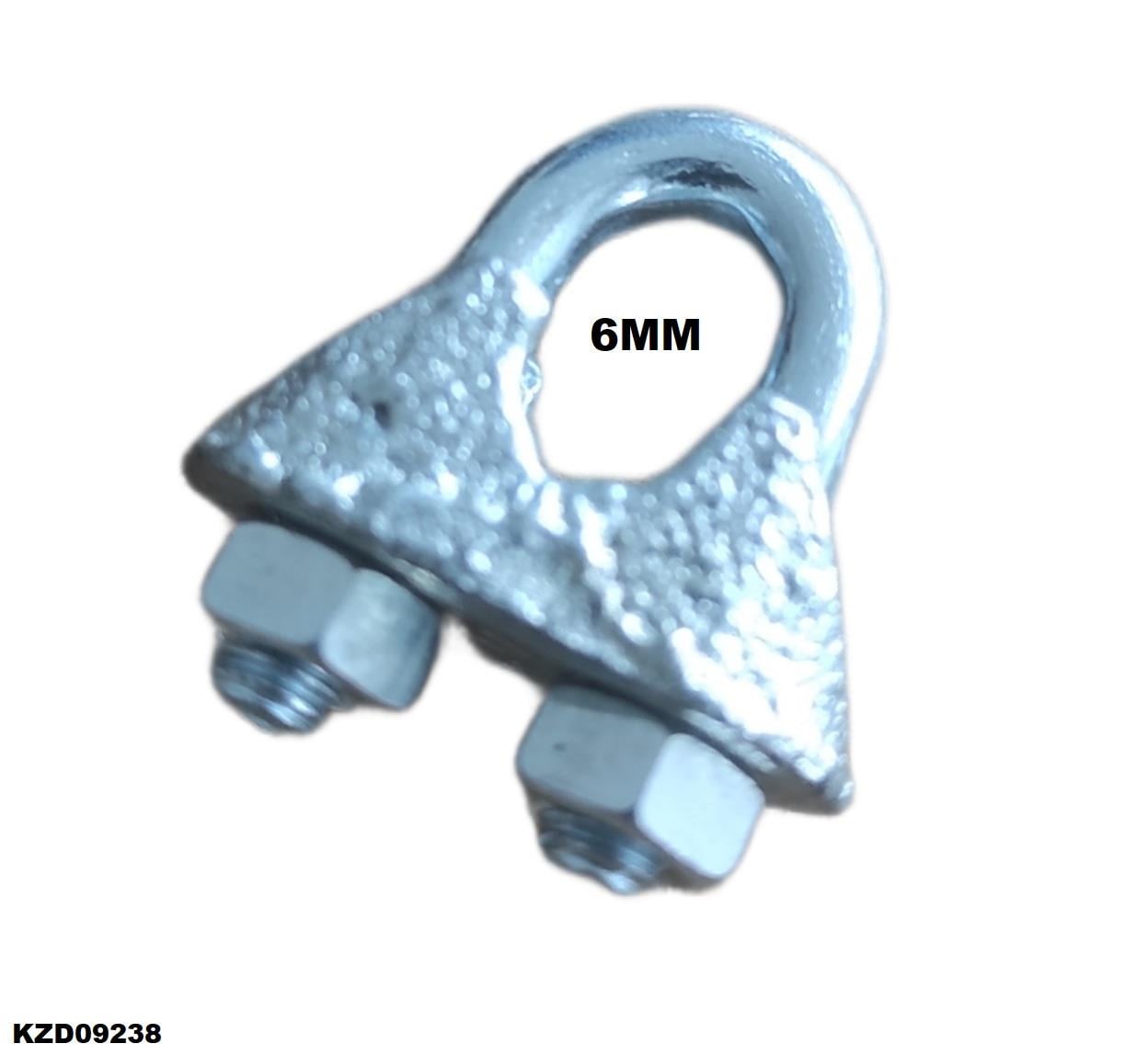 GK06   Galvenizli Metal Klemens 6Mm