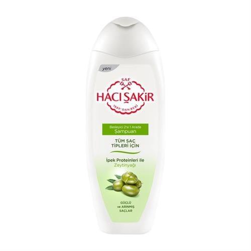Hacı Şakir Şampuan Zeytin Yağlı Tüm Saç 2 Sı1 Arada 500 Ml