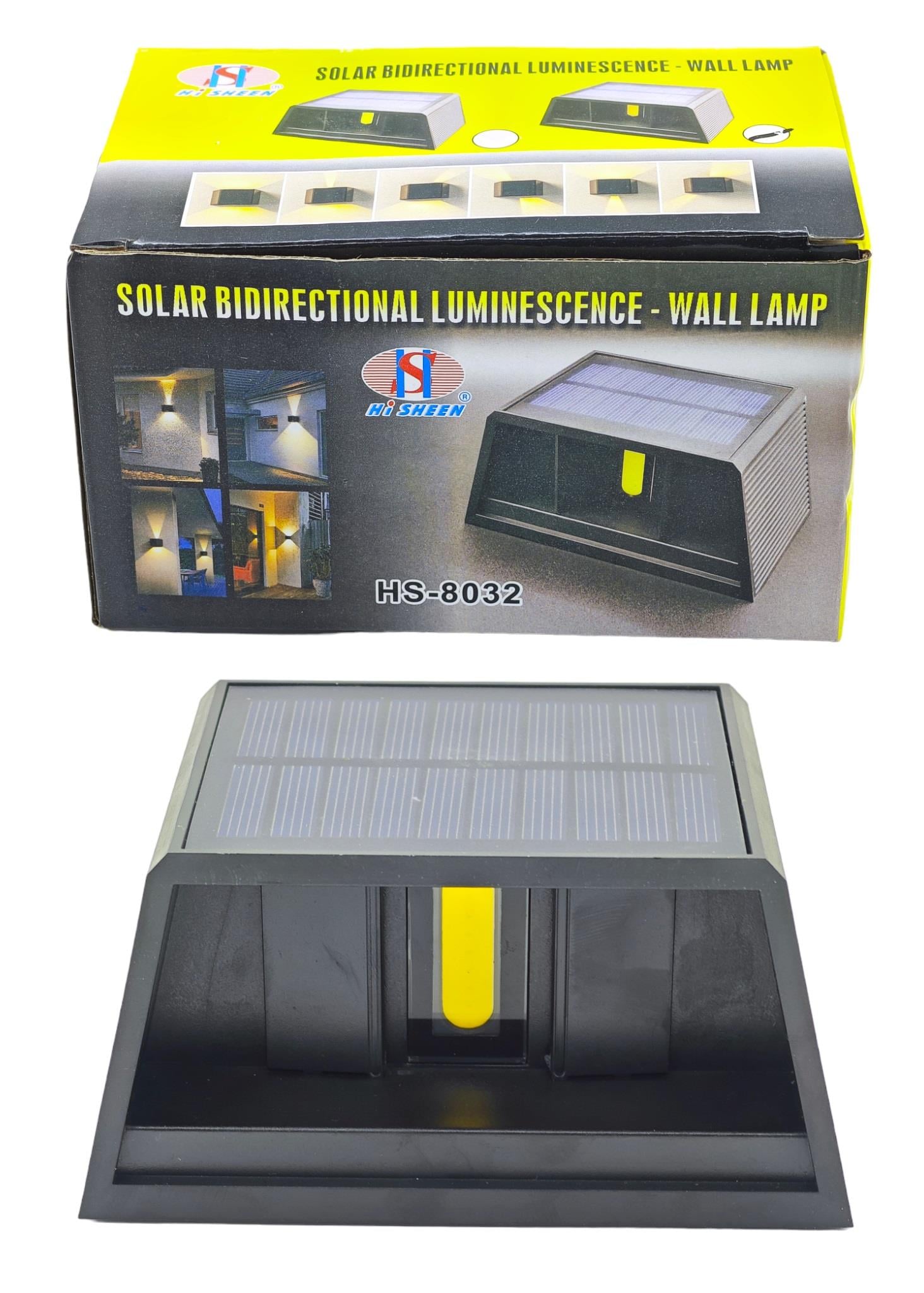 Solar Şarjlı Duvar Aydınlatması