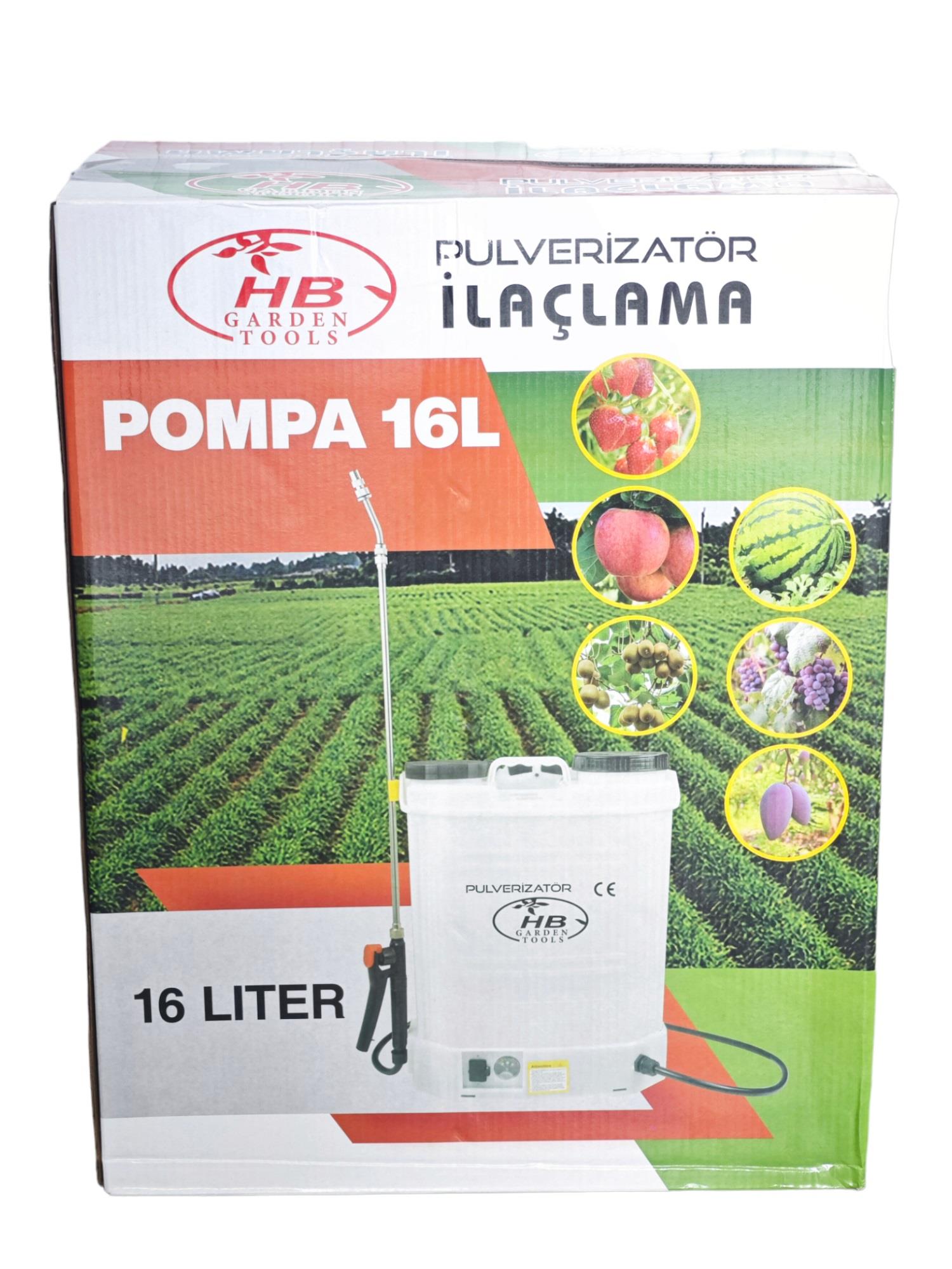 HX-16C   HB Şarjlı İlaçlama Pompası 16lt - Pülverizatör