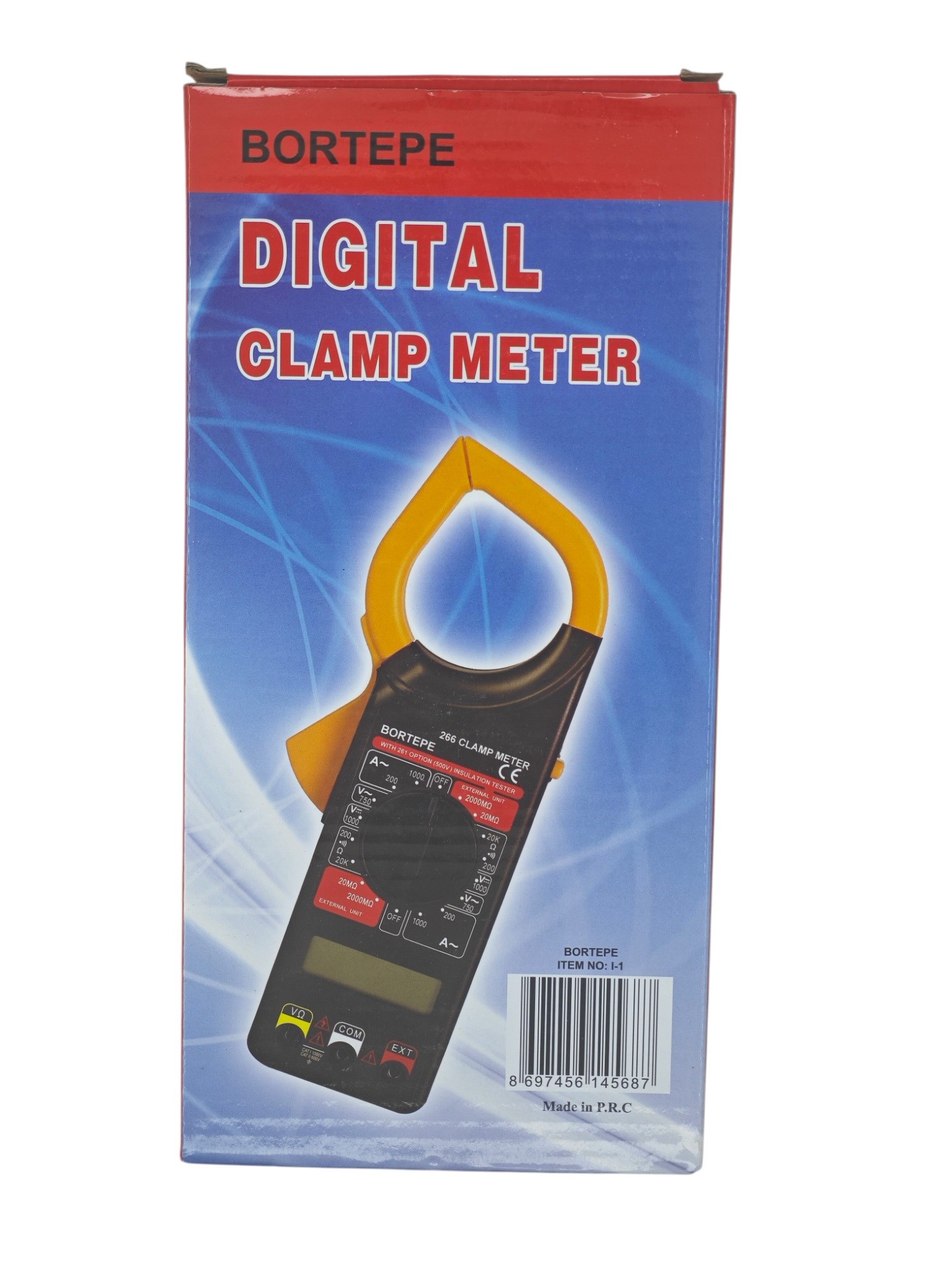 I-1   Bortepe DT266 Digital Mandallı Amper Metre