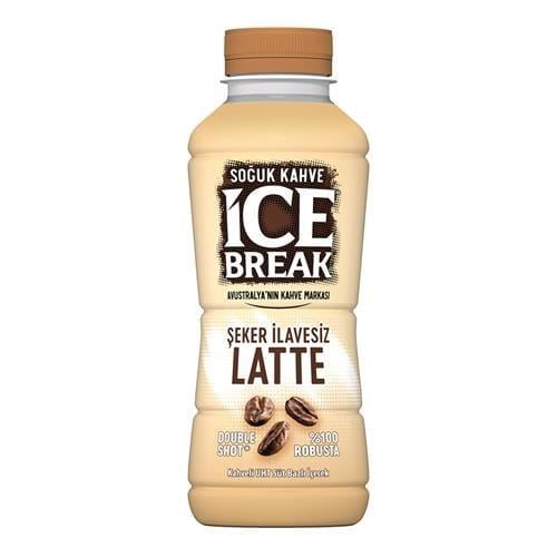 Ice Break Soğuk Kahve Şeker İlavesiz Latte 375 Ml