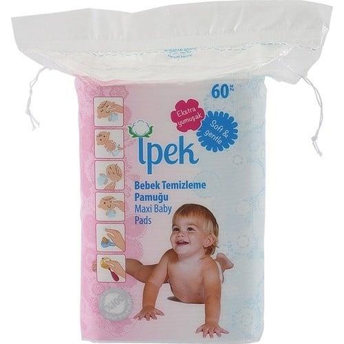 İpek Bebek Temizleme Pamuk 60'Lı