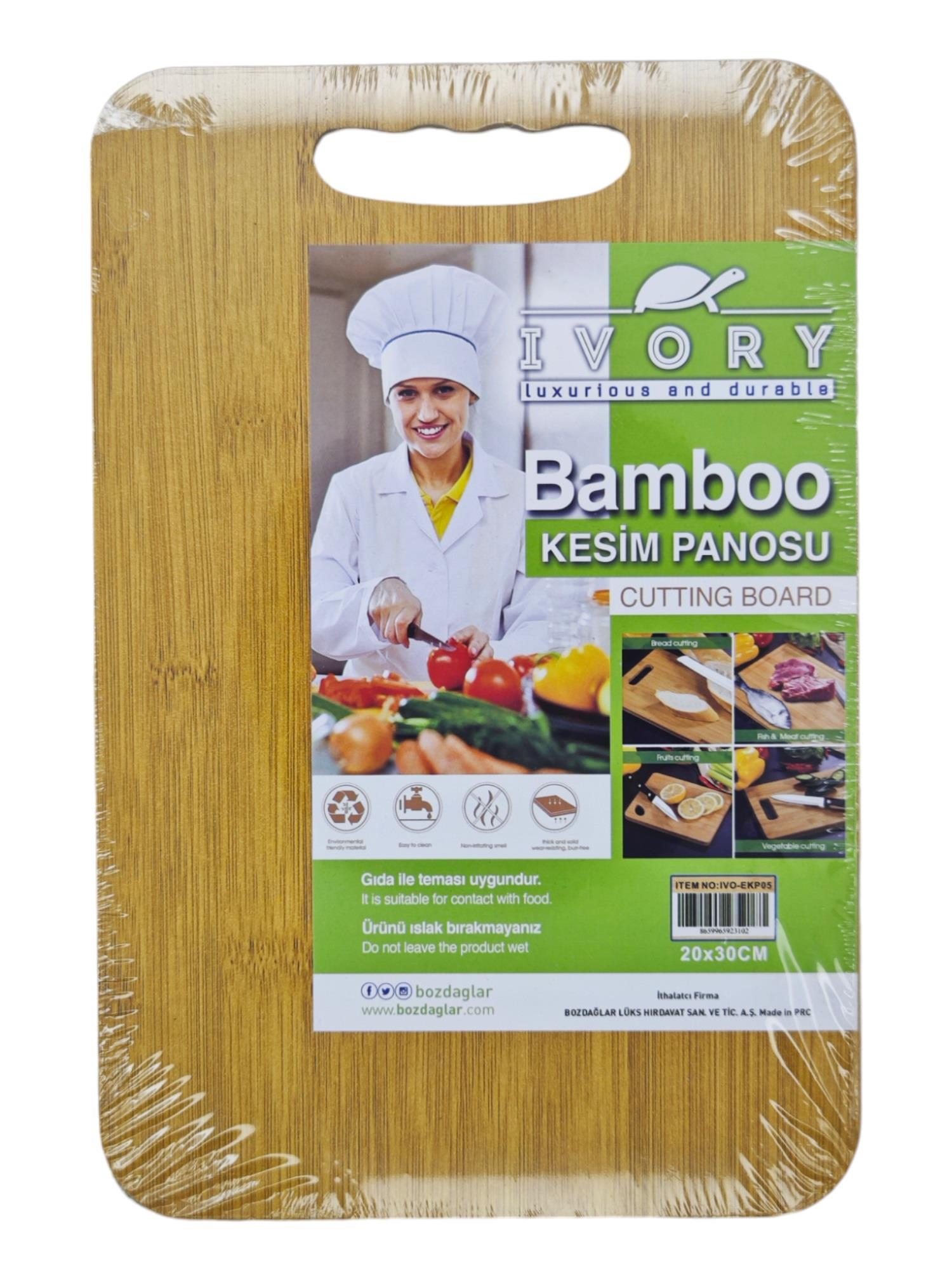 Ivo-Ekp05   İvory Bamboo Mdf Kesim Panosu 20*30Cm