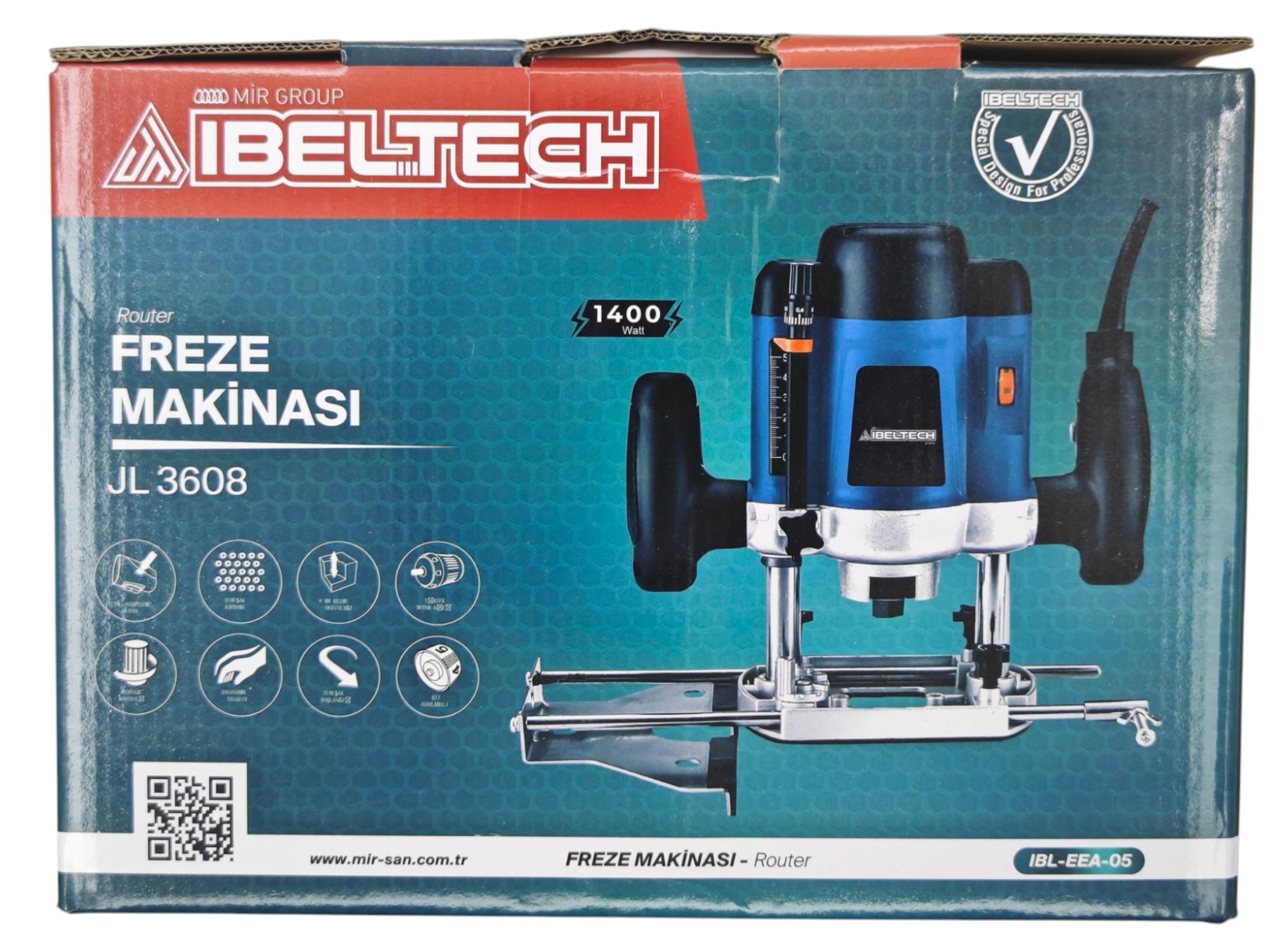 JL 3608   İbeltech 1400W El Freze Makinesi