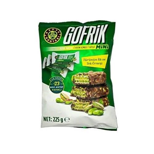 Kahve Dünyası Gofrik Antep Fıstıklı Sütlü Gofret Mini 225 g