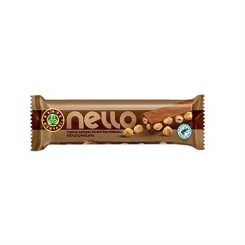 Kahve Dünyası Nello Fındık Ezmesi ve Bütün Fındıklı Çikolata 33 Gr