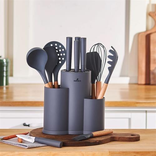 Karaca Burby 14 Parça Bıçak Seti Gri