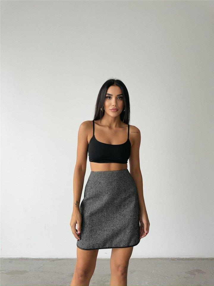 KAŞE KISA ETEK - Siyah