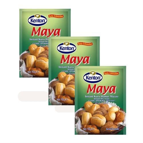 Kenton Instant Kuru Hamur Mayası 10 gr x 3 Adet