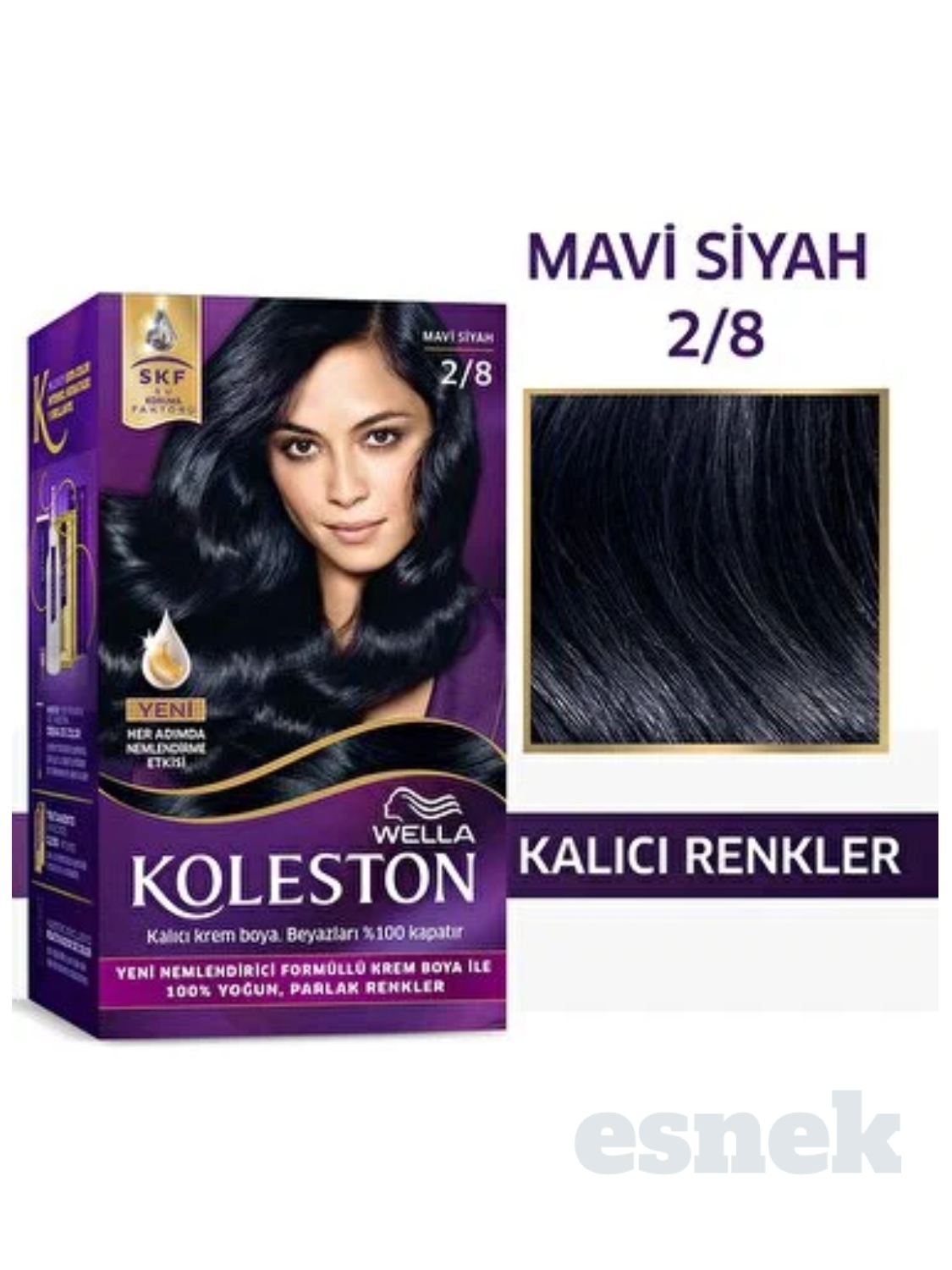 Koleston 2-8 Mavi Siyah Saç Boyası