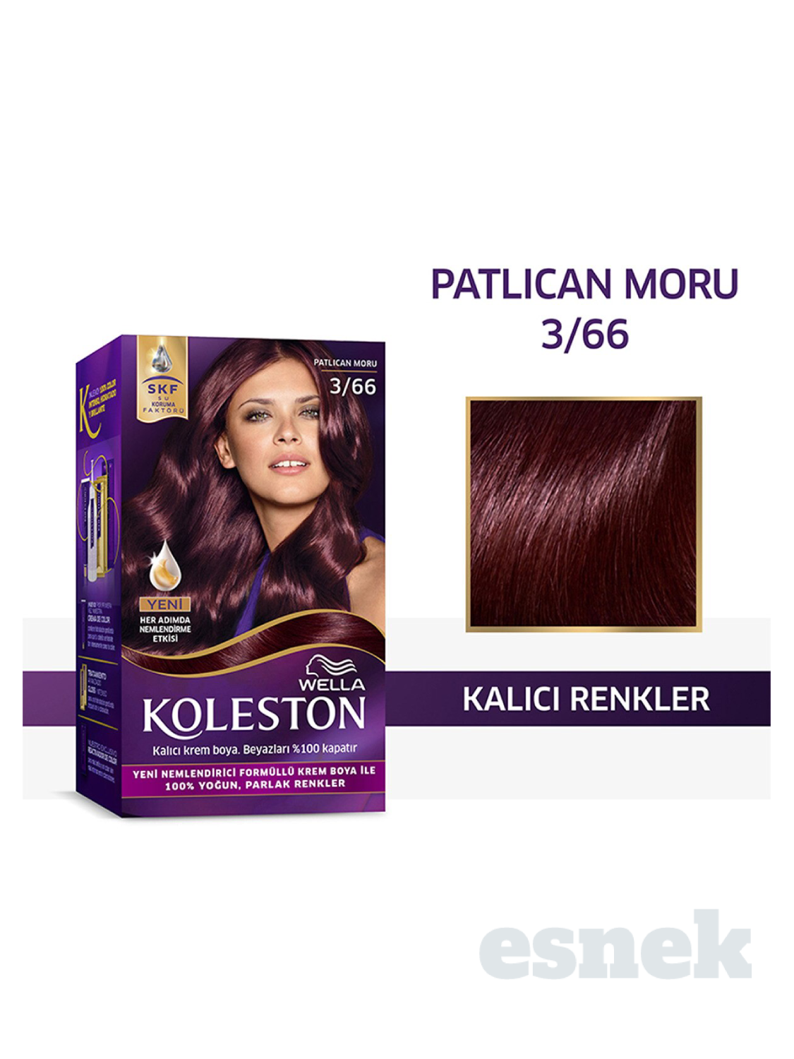 Koleston 3/66 Patlıcan Moru Saç Boyası