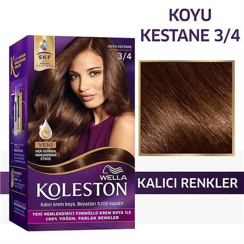 Koleston Set Boya 3/4 Koyu Kestane