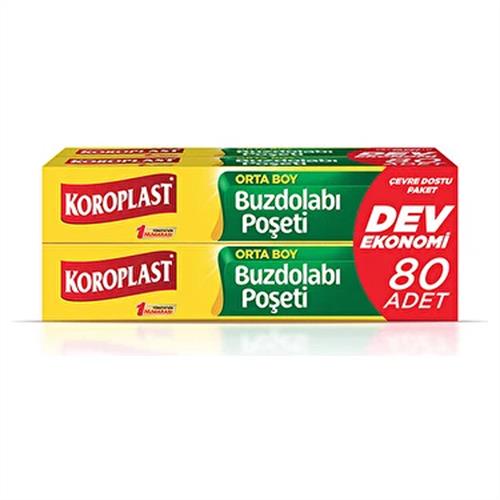 Koroplast Buzdolabı Poşeti Orta 80 li Dev Ekonomi