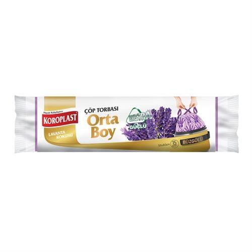 Koroplast Çöp Torbası Orta Boy Lavanta Kokusu 55*60