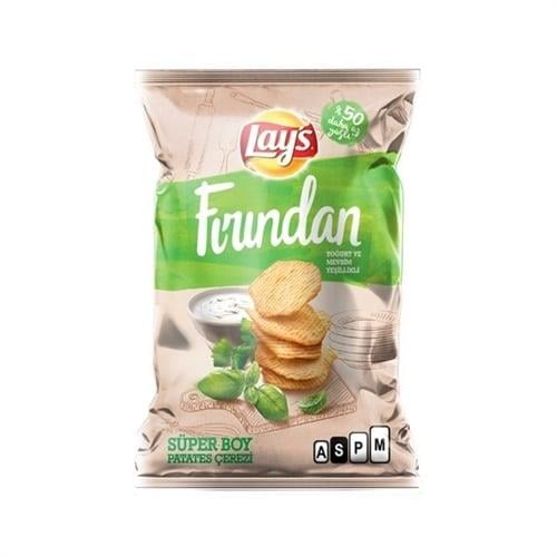 Lays Cips Yoğurt ve Yeşillik Çeşnili Fırından Süper Boy 92 Gr