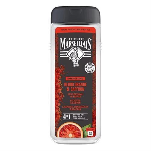 Le Petit Marseillais Duş Jeli Kan Portakalı ve Safran For Men 400Ml