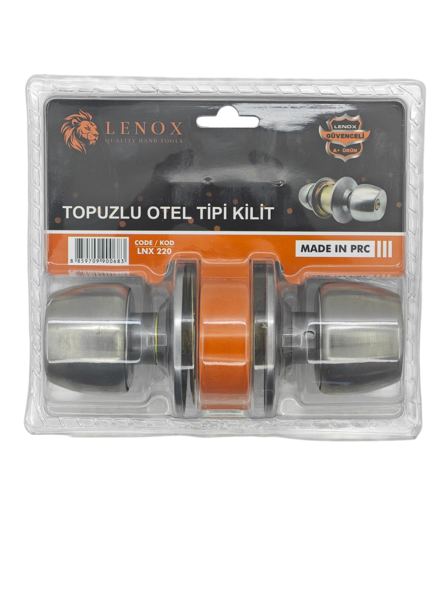 LNX 220   Lenox Otel Tipi Topuzlu Kapı Kiliti