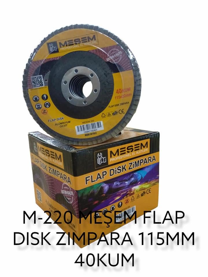Meşem Flap Dısk Zımpara 115Mm - 40 Kum
