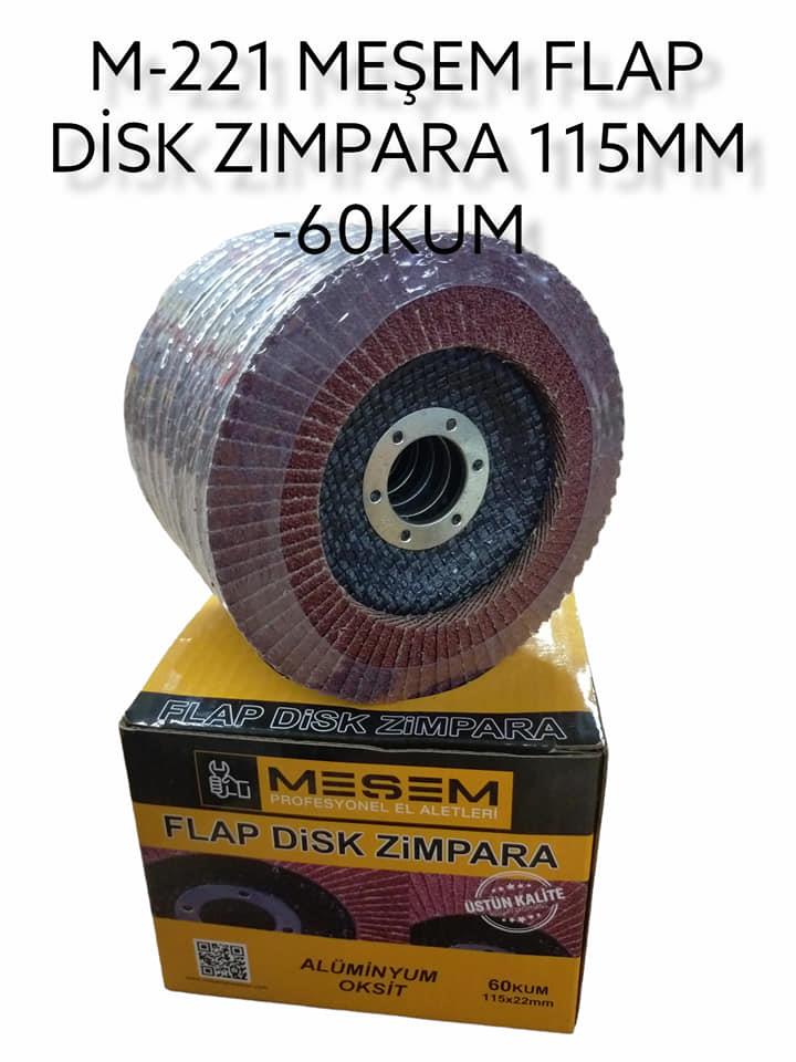 Meşem Flap Dısk Zımpara 115Mm - 60 Kum