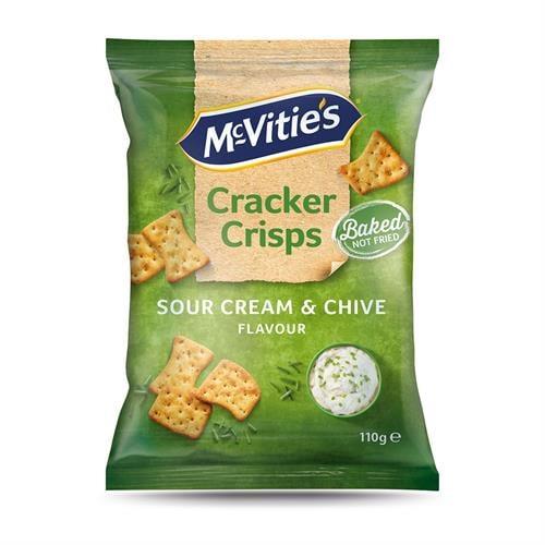Mcvities Cracker Crisps Sour Cream&Chive Flavour 110 Gr