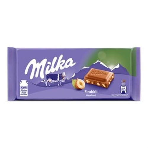 Milka Fındıklı Çikolata 80 Gr Tablet