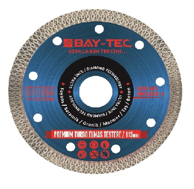 Bay-Tec Premium Elmas Testere 115Mm