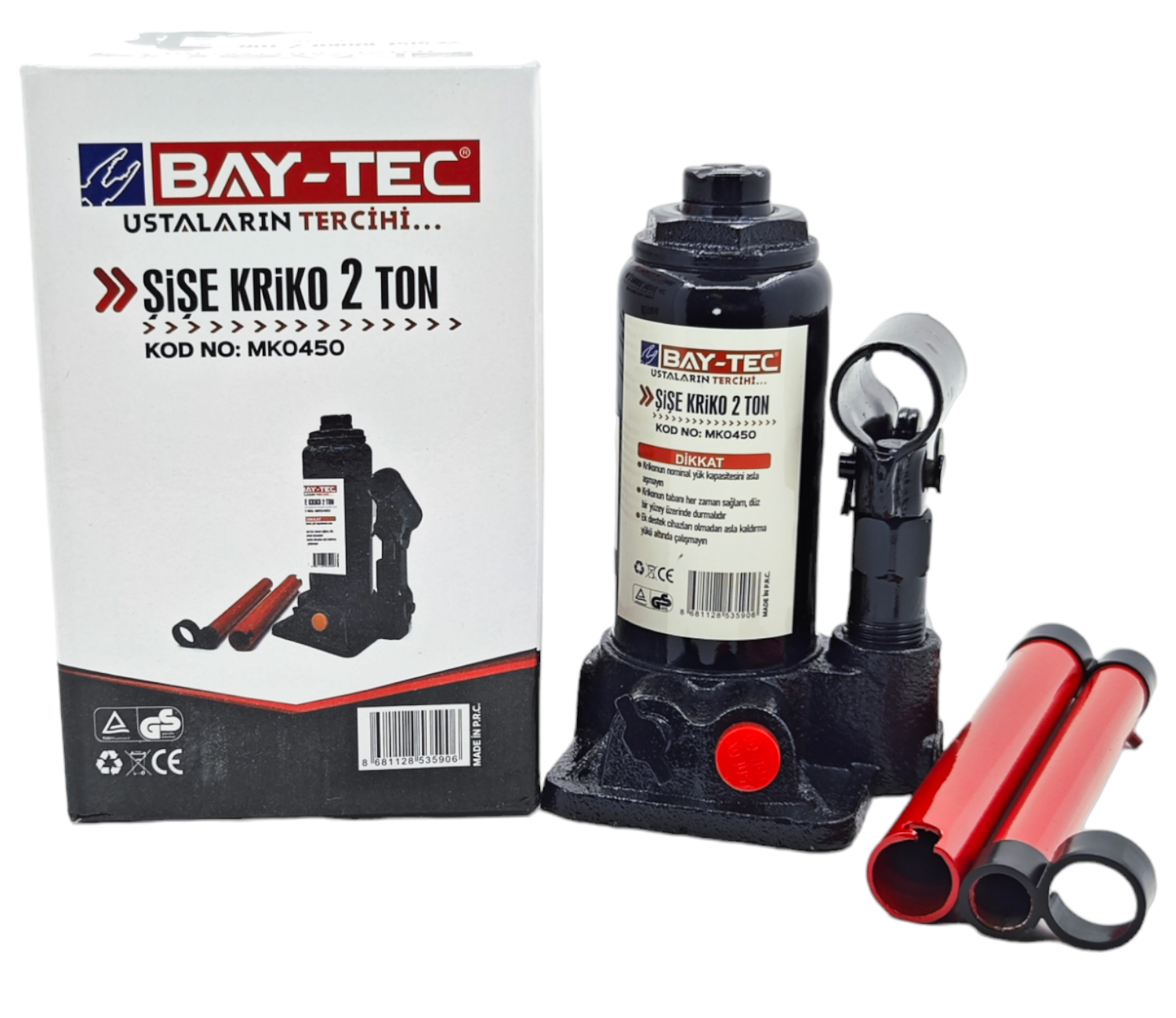Bay-Tec Şişe Kriko 2 Ton