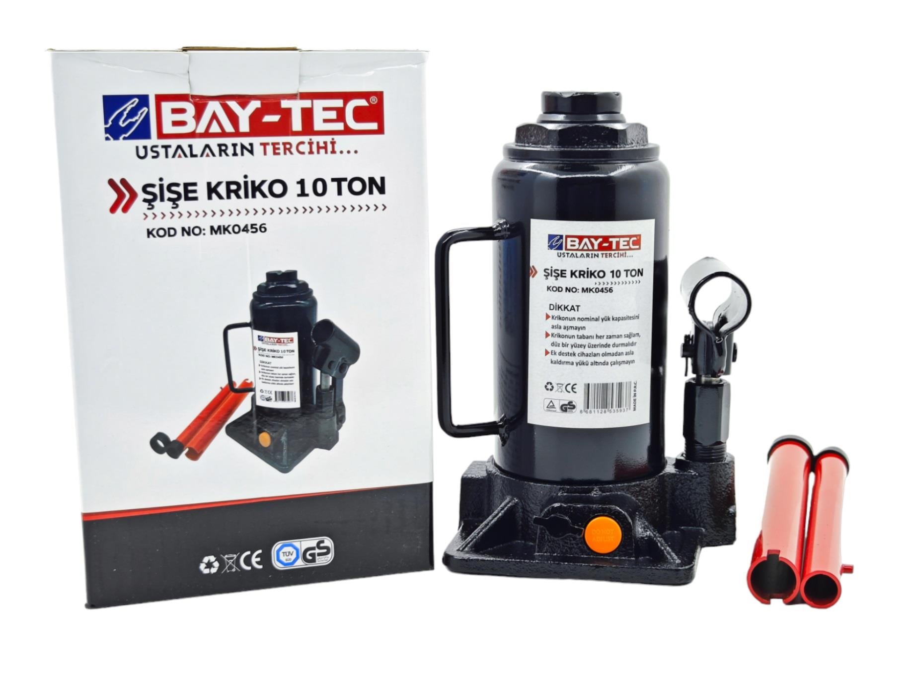 Bay-Tec Şişe Kriko 10 Ton